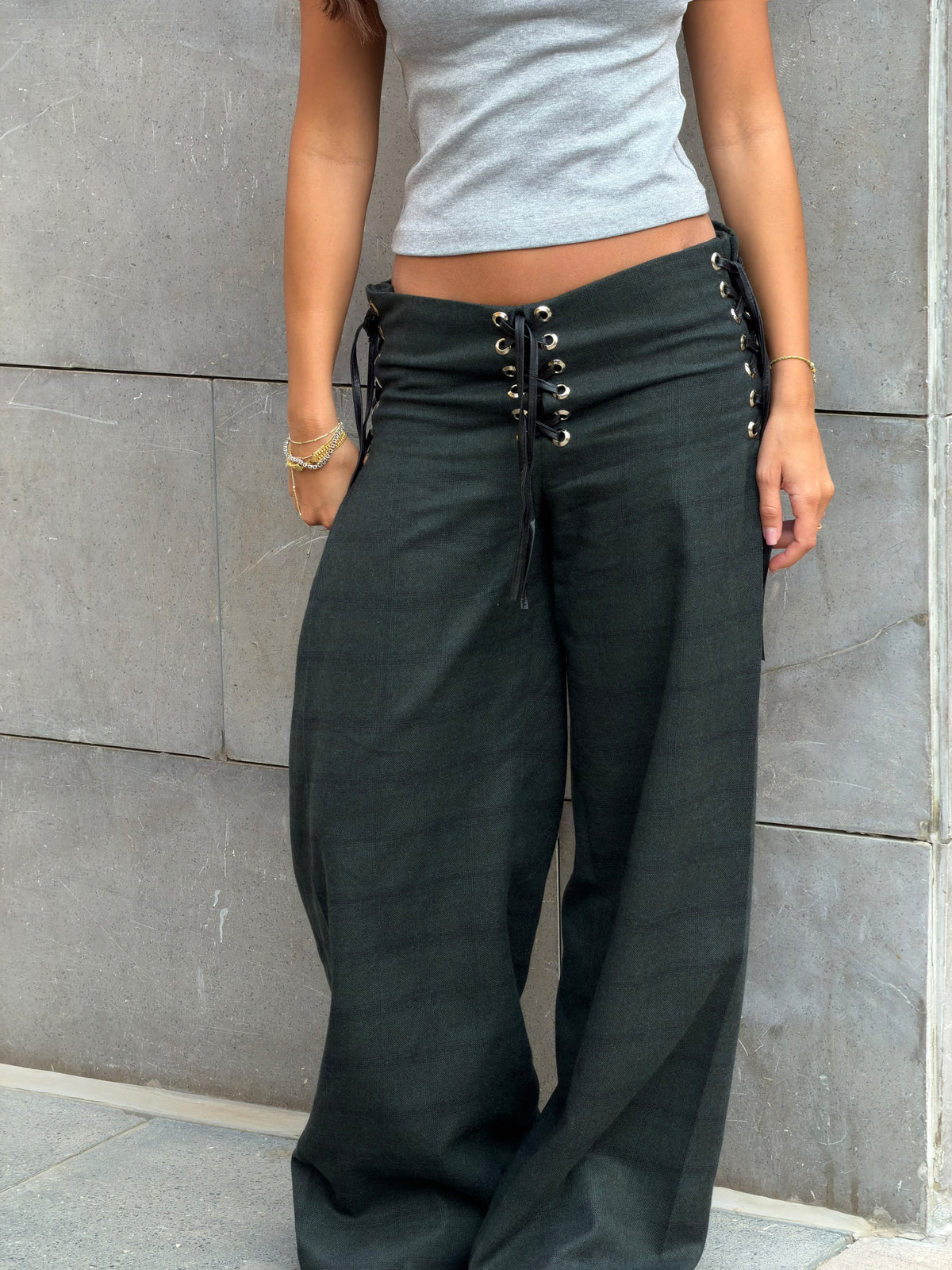 Cross Line Pants
