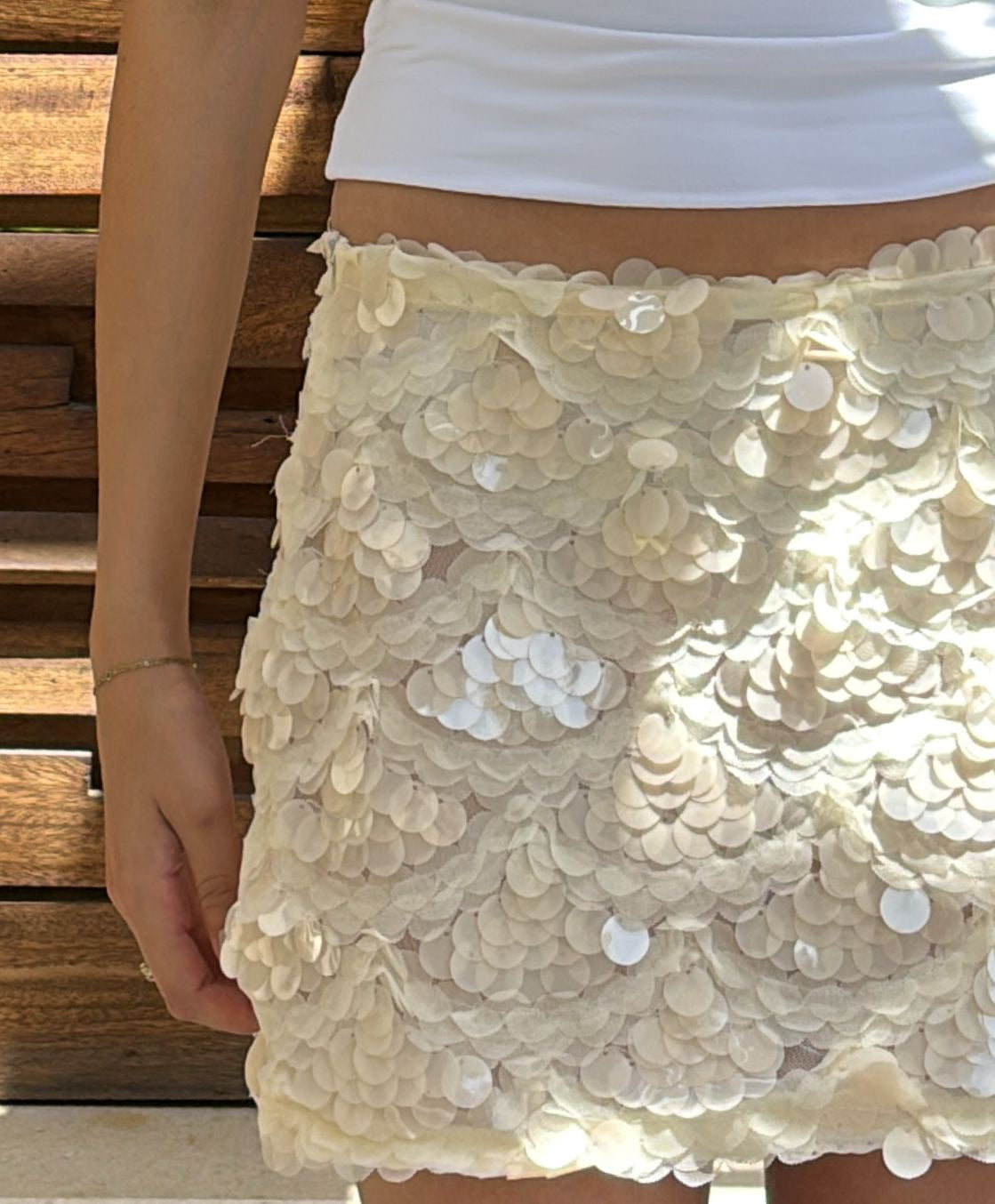 Fiesta Skirt (Off-White)