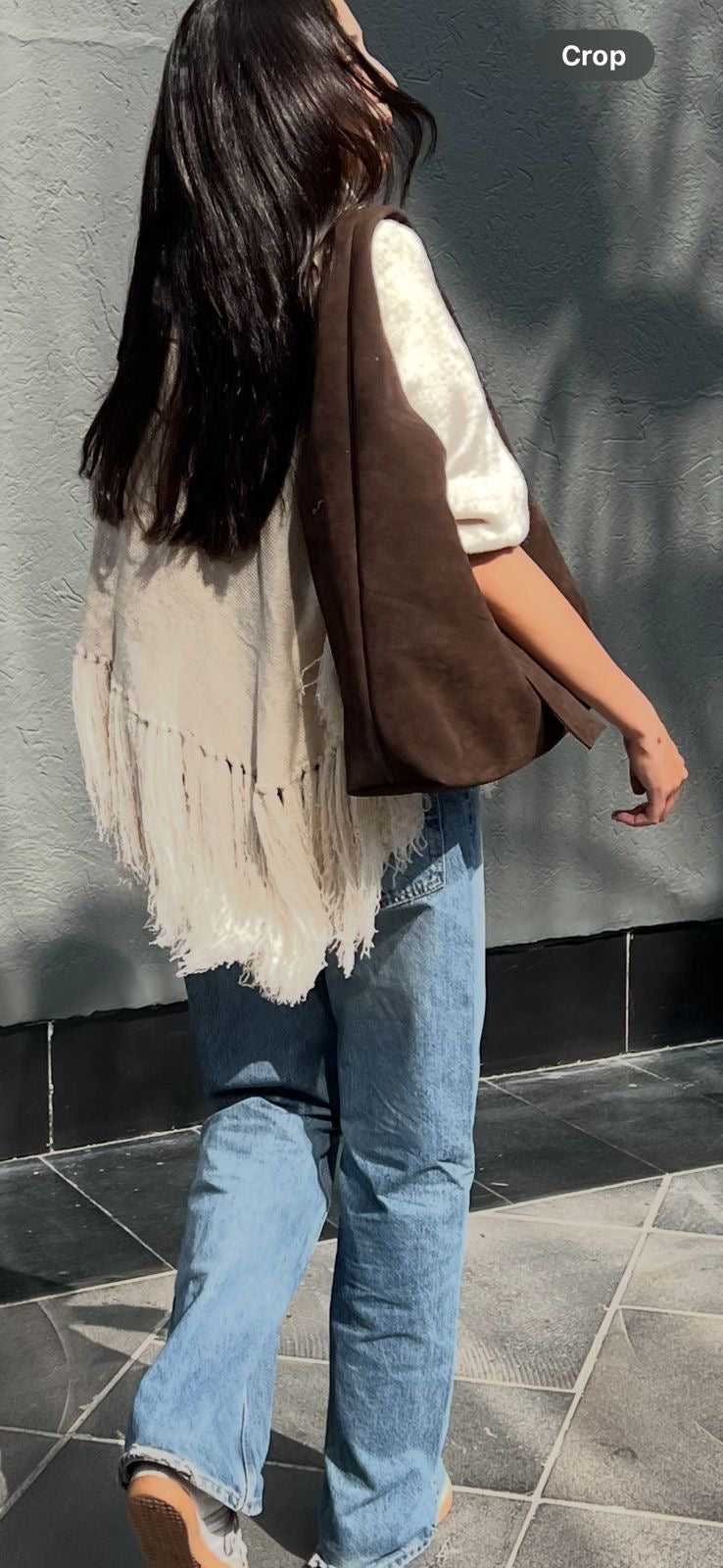 Poncho (Cream)