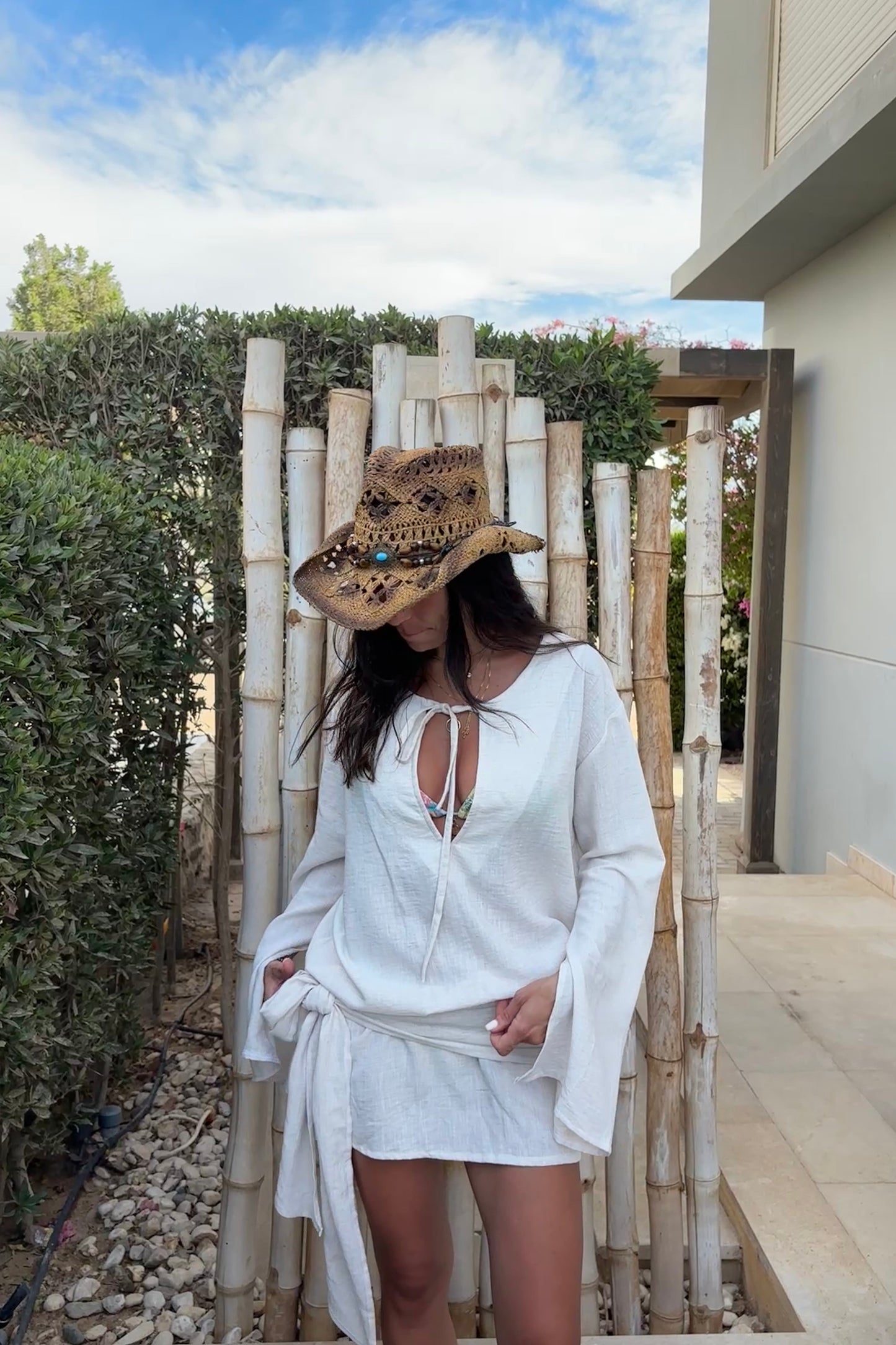 Sunbed Dress (White)