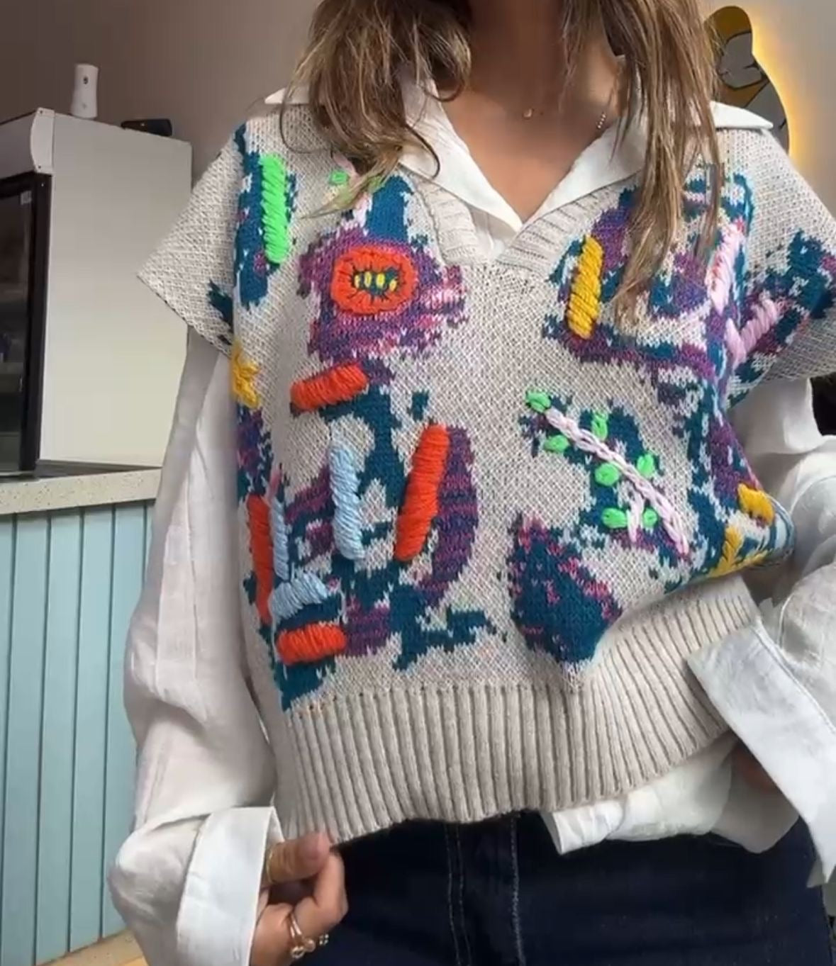 Peppy Knitted Vest